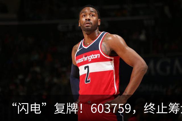 “闪电”复牌！603759，终止筹划重大事项